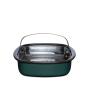 Preview: Riess Email Dampfgarer mit Glasdeckel und Gareinsatz 3-tlg. Nouvelle Teal